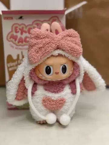 러브부 옷 갈아입히기 세트, 두근! 귀가 엄청 긴 토끼 버전 17cm
