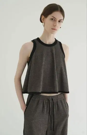 CLANE PILE FLARE TANK TOPS