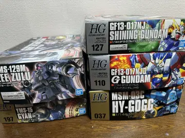 HG 건담 프라모델 5체 세트 판매