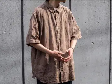 CONFECT 컨팩트 LINAS 리투아니아 린넨 반팔 셔츠