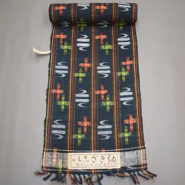 M805-1 새상품 순수 실크 도카마치 명주 척척 옷감 짙은 청록색 계열