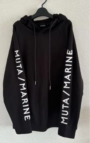muta MARINE 로고 스트레치 후드티