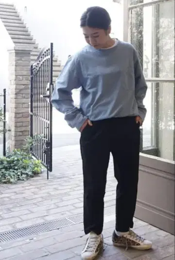 JOURNAL STANDARD LUXE 컴팩트 치노 스트레치 사루엘 팬츠