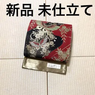 미사용 새상품 미재단 박사 화려한 후쿠로 오비