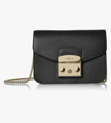 Furla 체인 숄더백 블랙 사선 가케