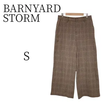 BARNYARDSTORM 베이지 브라운 와이드 팬츠 이지 팬츠 S