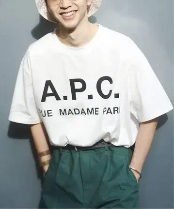 A.P.C x EDIFICE 프린트 티셔츠