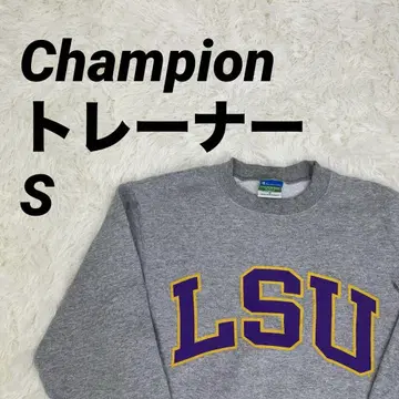 LSU 로고 그레이 맨투맨 남녀 공용