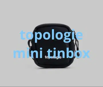 택 포함 새상품 topologie 토폴로지 mini tinbox 블랙