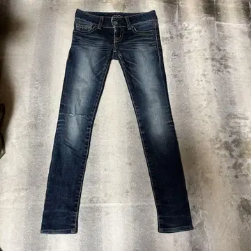 MOUSSY 데미지 가공 스키니 청바지