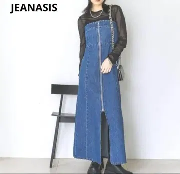 JEANASIS 지나시스 2WAY 데님 베어 원피스