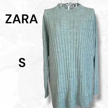 ZARA 자라 비대칭 심플 니트 캐주얼 깔끔 S