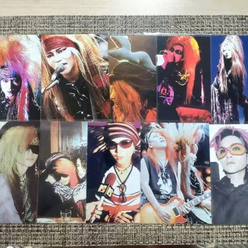 hide 사진 10장 세트 2 L판 X JAPAN 새상품급