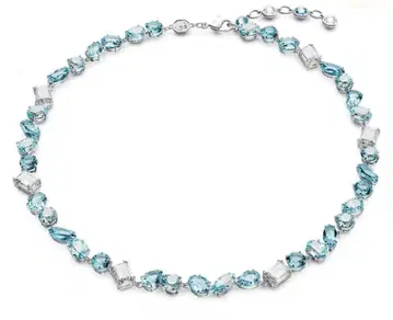 새상품 Swarovski 블루 클리어 컬러 목걸이 8만