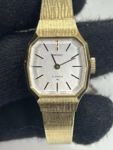 OS-10 SEIKO 수동 와인딩 시계 21 JEWELS 골드 메탈