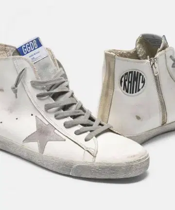 Golden Goose Superstar 하이컷 스니커즈 26cm