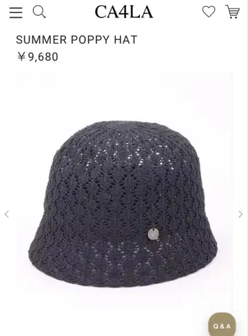 [ CA4LA ] SUMMER POPPY HAT