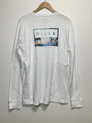 BILLABONG(빌라봉) L/S 롱티 백 프린트 XL 화이트