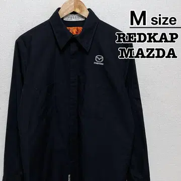 RED KAP 워크 셔츠 긴팔 M 블랙 검정 로고 마쓰다 MAZDA