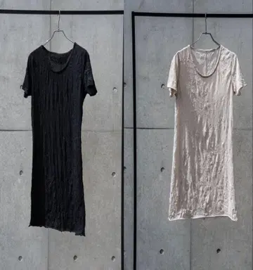 PRY Craft Fabric Layered U-neck T-shirt