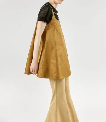 MAISON SPECIAL A라인 미니 튜닉 베이지