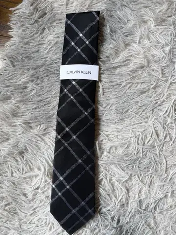 CALVIN KLEIN 체크 무늬 넥타이