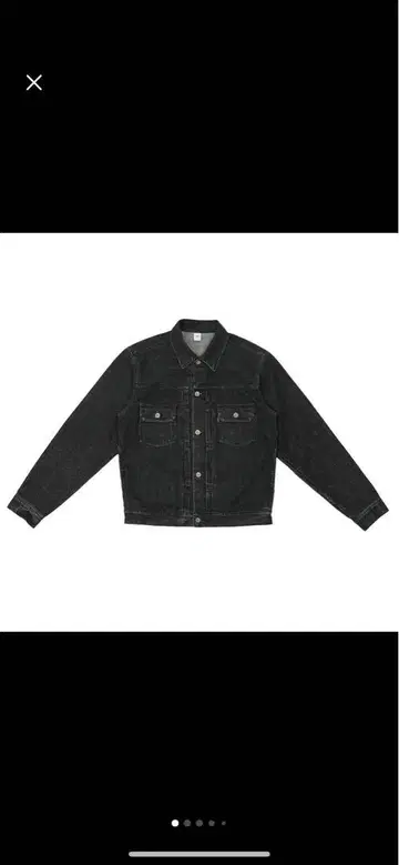 Japan Black Washed 2nd 데님 자켓 ovy kaja