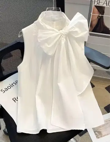 블라우스 리본 보타이