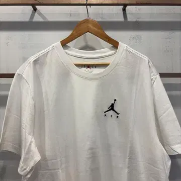 새상품 티셔츠 2XL 사이즈 AIR JORDAN 화이트 가슴 원포인트