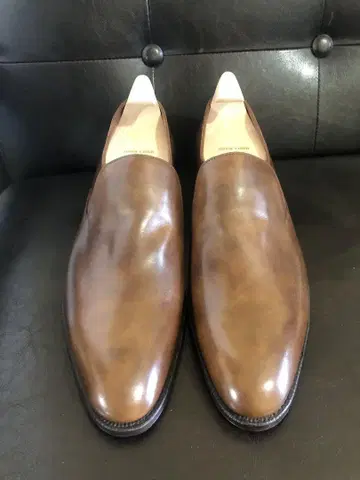 JOHN LOBB ELM 브라운 보관 주머니 슈 키퍼 박스 포함