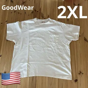 Goodwear 2XL 오버사이즈 티셔츠 베이지