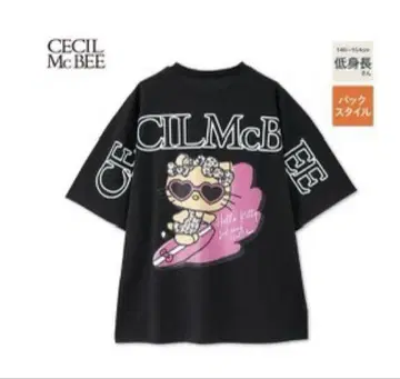 세실 맥비 CECIL Mc BEE 일광화상 키티 반팔 티셔츠 M