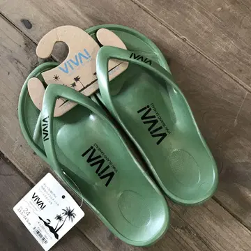 VIVAI 비바 아일랜드 비치 샌들 카키 24cm 일본제