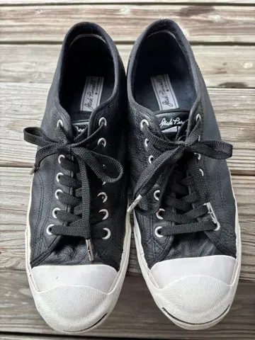 Jack Purcell 가죽 블랙스 스니커즈 29cm
