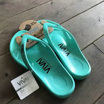 VIVI 비바 아일랜드 비치 샌들 터콰이즈 24cm 일본제