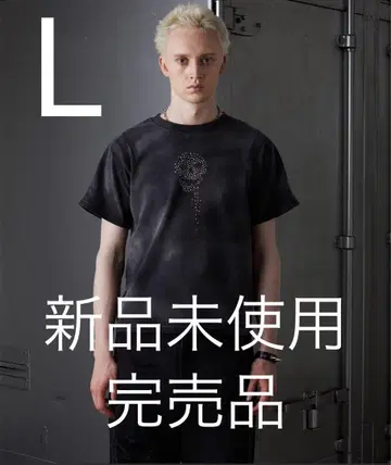 [ GRANCY ] 스컬 큐빅 디자인 t셔츠 블랙 L