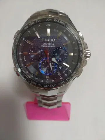 SEIKO COUTURA 솔라 크로노그래프 손목시계