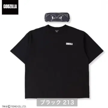 고질라 GODZILLA 반팔 티셔츠 남성용 헤어밴드 아베일
