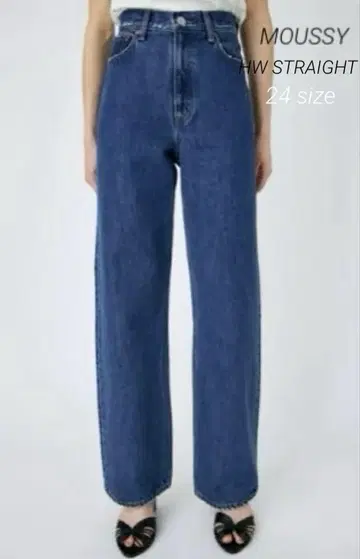 MOUSSY HW STRAIGHT 마우지 와이드 팬츠 24