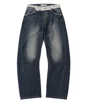 SCULPTOR Beaded Waist Denim Pants