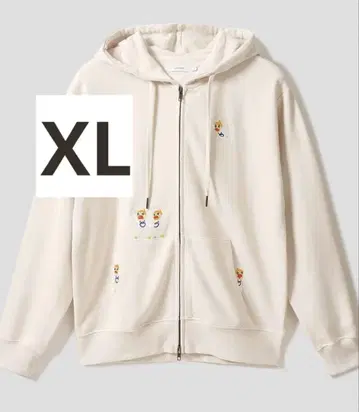 디마 부르크 쭈리 빅 실루엣 지퍼 후드티 그라니프 XL