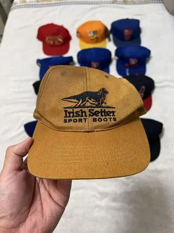 90's 레어 Irish Setter 캡 구제 빈티지