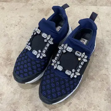 ROGER VIVIER 로저 비비에 스니커즈 네이비 34 1/2