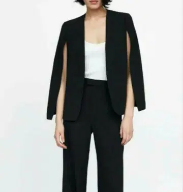 ZARA 케이프 재킷, 노카라 재킷 여성용 판초