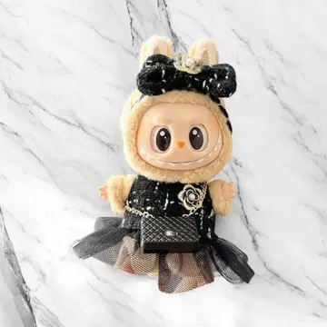 프릴 디자인 라부부 17cm 옷 갈아입히기 봉제인형 옷 3세트