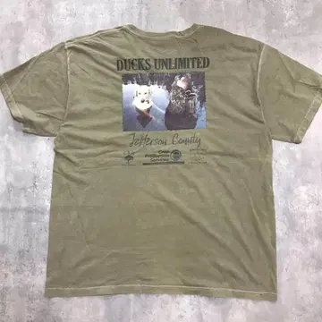 USA 구제 의류 high cotton 애니멀 강아지 T셔츠 프로모 기업