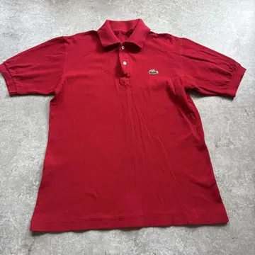 Lacoste 악어 자수 피케 셔츠 S