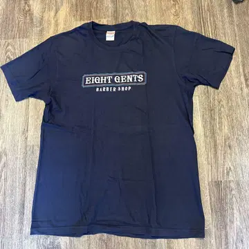 EIGHT GENTS BARBER SHOP 티셔츠 XL 네이비