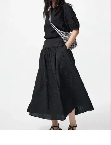 시어서커 셋업 블랙