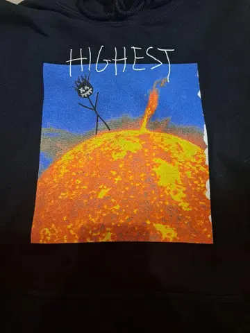 캑터스 잭 HIGHEST 후드티 블랙
